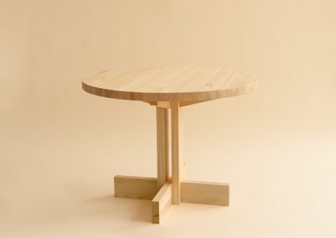 Wooden dining table