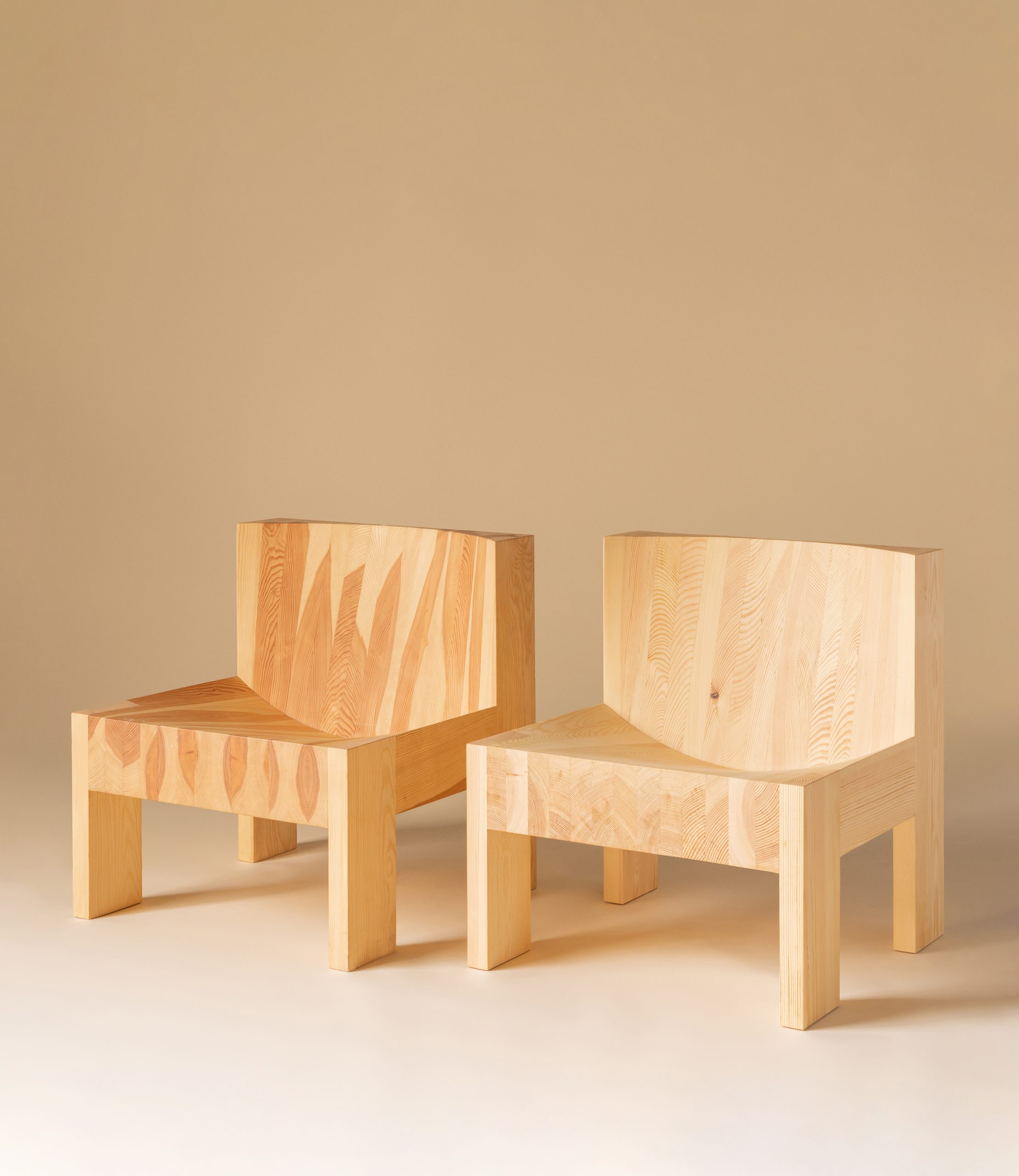 pine wood chair