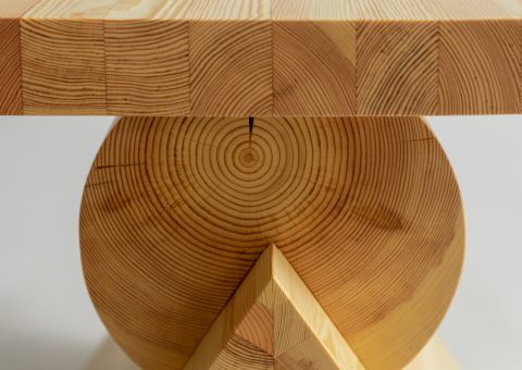 Wooden furniture detail