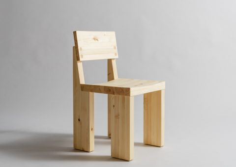 Wooden dining chair